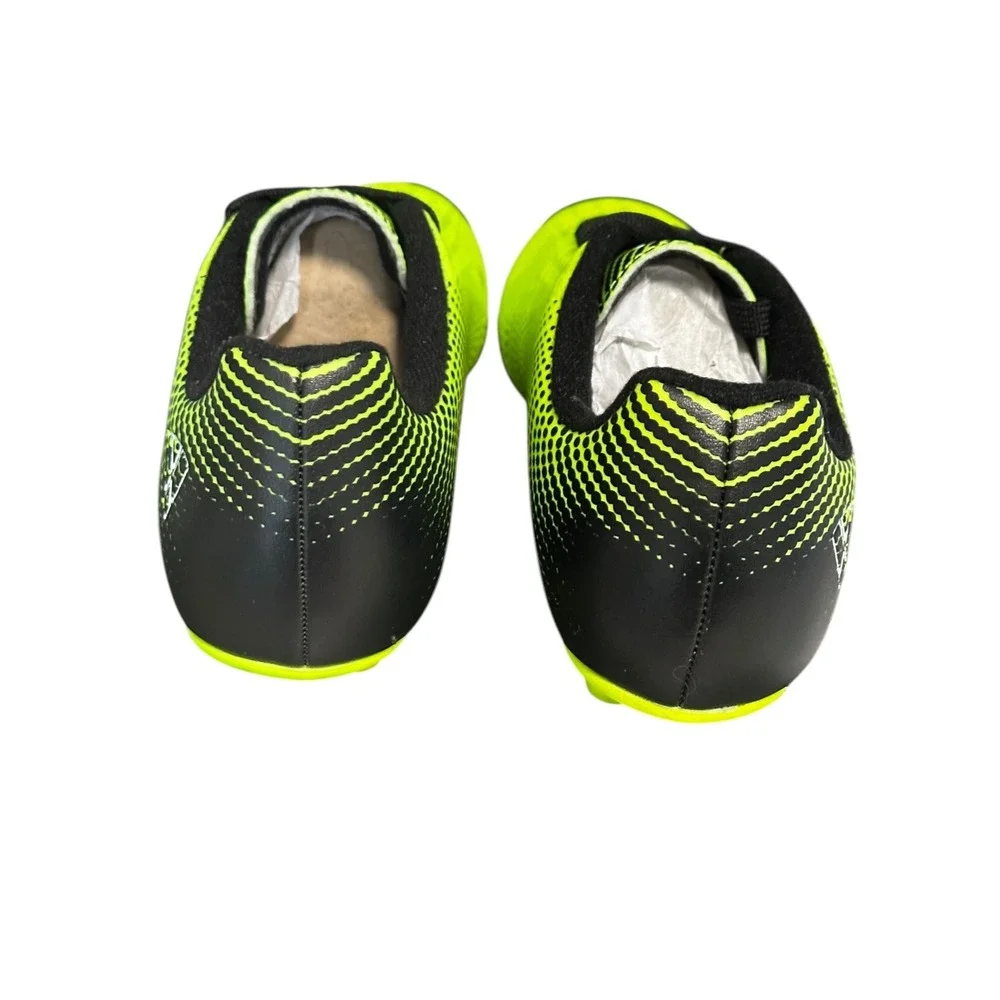 Zentic Soccer Cleats Outdoor Training Neon‎ Green Black Shoes Size 4.5